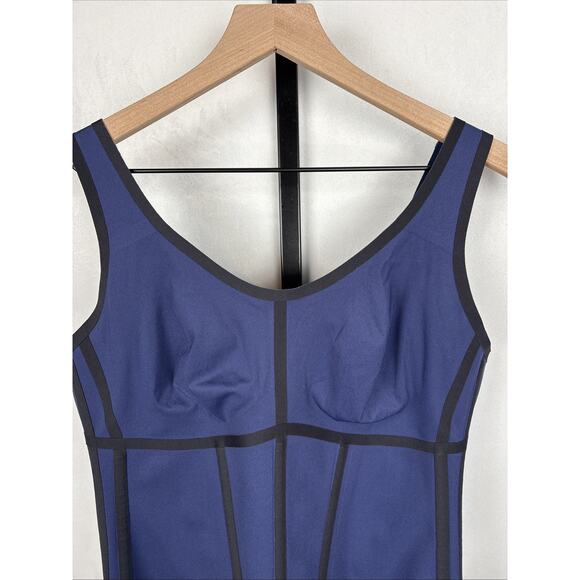 Honeylove Boldness Bodysuit Women's XL Blue Extra Firm Shapwear Boned Contouring - Picture 3 of 9